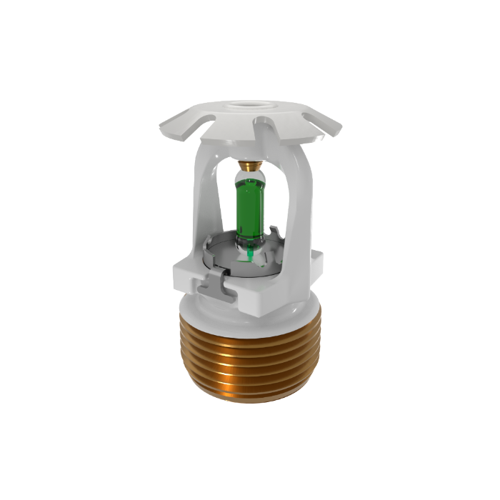 Viking® VK1201, Conventional, 8.0K, SR, 3/4" NPT, White, 200 Degree 23911ME/W Fire Sprinkler Head - WeSupplyIt.com