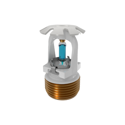 Viking® VK1201, Conventional, 8.0K, SR, 3/4" NPT, White, 286 Degree 23911MG/W Fire Sprinkler Head