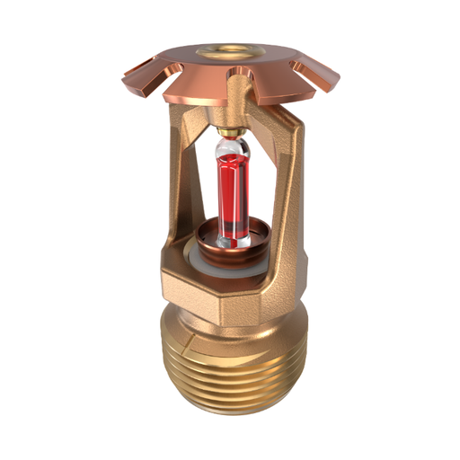 Viking® VK120, Model M, 8.0K, Standard, Conventional, SR, 3/4" NPT, Brass, 155 Degree 18270AB Fire Sprinkler Head