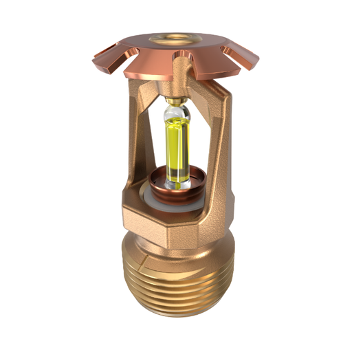 Viking® VK120, Model M, 8.0K, Standard, Conventional, SR, 3/4" NPT, Brass, 175 Degree 18270AD Fire Sprinkler Head