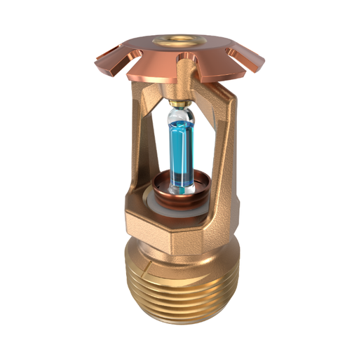 Viking® VK120, Model M, 8.0K, Standard, Conventional, SR, 3/4" NPT, Brass, 286 Degree 18270AG Fire Sprinkler Head