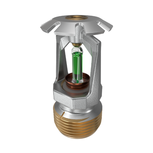Viking® VK120, Model M, 8.0K, Standard, Conventional, SR, 3/4" NPT, Chrome, 200 Degree 18270FE Fire Sprinkler Head