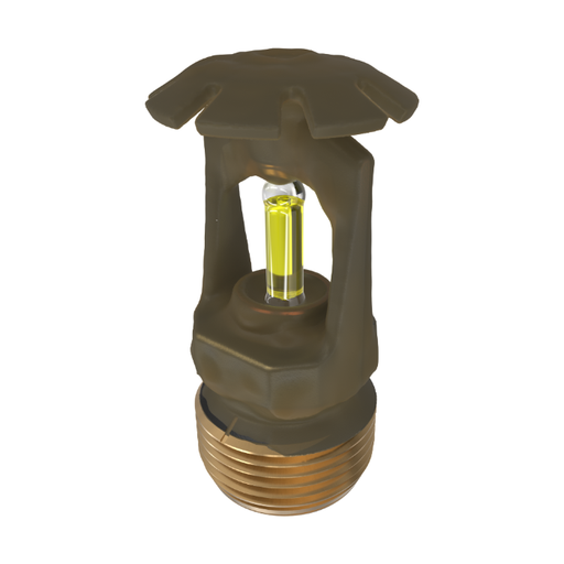 Viking® VK120, Model M, 8.0K, Standard, Conventional, SR, 3/4" NPT, Wax Coated Black, 175 Degree 18270VD/B Fire Sprinkler Head