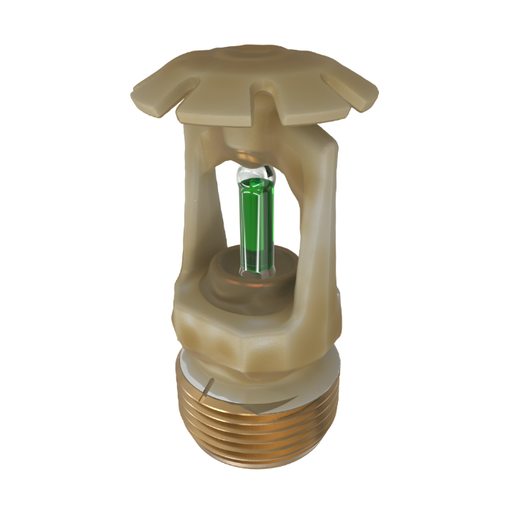 Viking® VK120, Model M, 8.0K, Standard, Conventional, SR, 3/4" NPT, Wax Coated White, 200 Degree 18270VE/W Fire Sprinkler Head