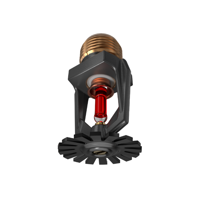 Viking® VK122, Micromatic® HP High Pressure 250 PSI, 5.6K, Standard, Pendent, SR, 1/2" NPT, Black, 155 Degree 09992MB/B Fire Sprinkler Head