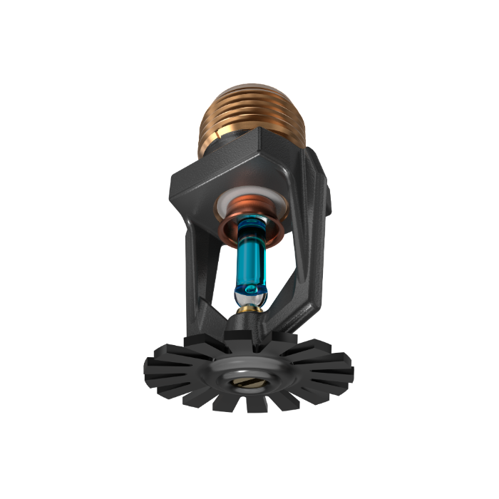 Viking® VK122, Micromatic® HP High Pressure 250 PSI, 5.6K, Standard, Pendent, SR, 1/2" NPT, Black, 286 Degree 09992MG/B Fire Sprinkler Head