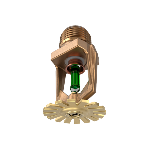 Viking® VK122, Micromatic® HP High Pressure 250 PSI, 5.6K, Standard, Pendent, SR, 1/2" NPT, Brass, 200 Degree 09992AE Fire Sprinkler Head