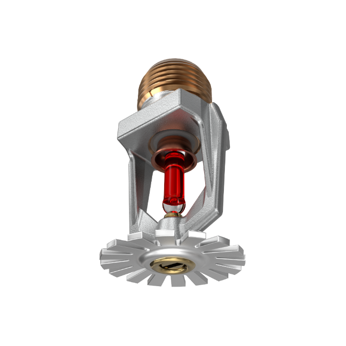 Viking® VK122, Micromatic® HP High Pressure 250 PSI, 5.6K, Standard, Pendent, SR, 1/2" NPT, Chrome, 155 Degree 09992FB Fire Sprinkler Head