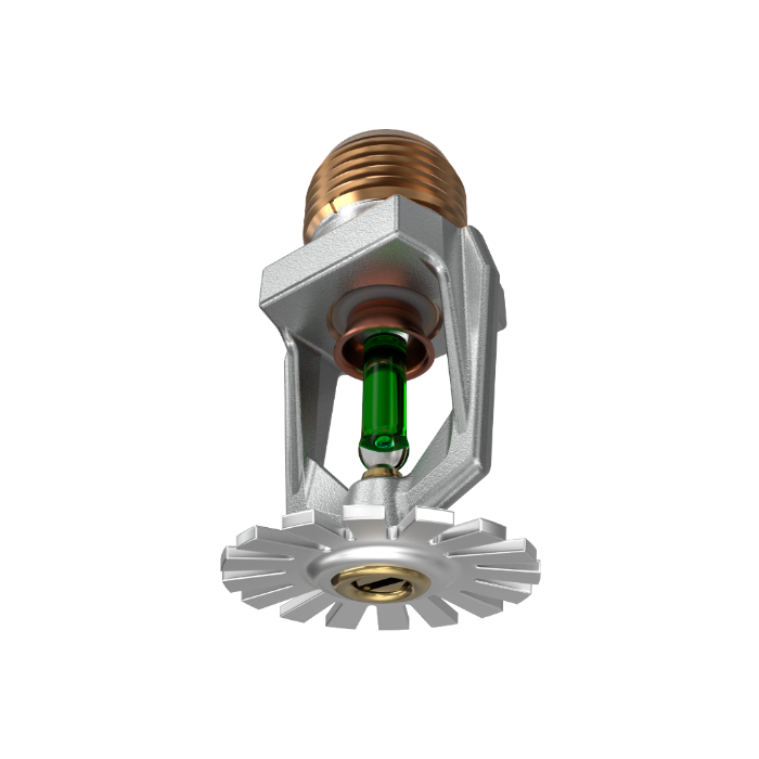 Viking® VK122, Micromatic® HP High Pressure 250 PSI, 5.6K, Standard, Pendent, SR, 1/2" NPT, Chrome, 200 Degree 09992FE Fire Sprinkler Head