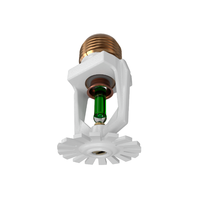 Viking® VK122, Micromatic® HP High Pressure 250 PSI, 5.6K, Standard, Pendent, SR, 1/2" NPT, White, 200 Degree 09992ME/W Fire Sprinkler Head