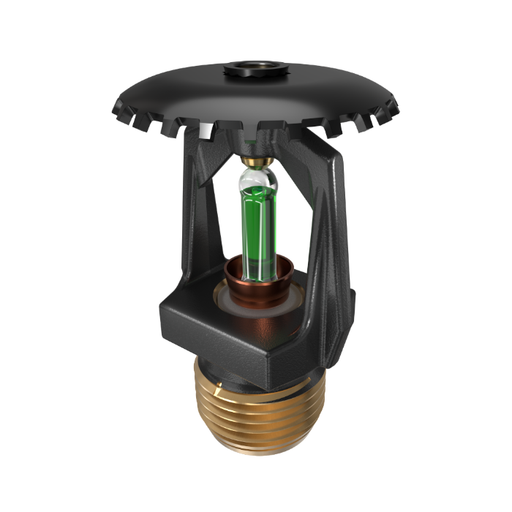 Viking® VK124, Micromatic® HP High Pressure 250 PSI, 5.6K, Standard, Upright, SR, 1/2" NPT, Black, 200 Degree 09993ME/B Fire Sprinkler Head