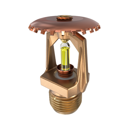 Viking® VK124, Micromatic® HP High Pressure 250 PSI, 5.6K, Standard, Upright, SR, 1/2" NPT, Brass, 175 Degree 09993AD Fire Sprinkler Head