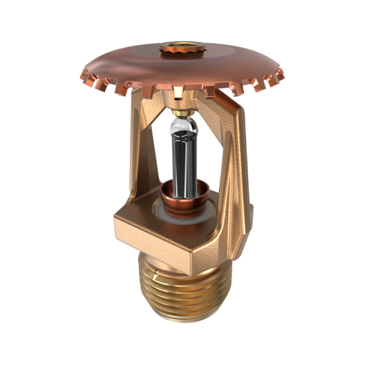 Viking® VK124, Micromatic® HP High Pressure 250 PSI, 5.6K, Standard, Upright, SR, 1/2" NPT, Brass, 500 Degree 09993AL Fire Sprinkler Head