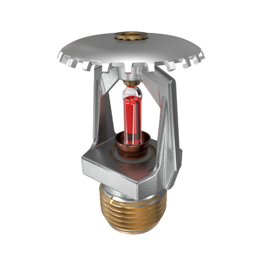 Viking® VK124, Micromatic® HP High Pressure 250 PSI, 5.6K, Standard, Upright, SR, 1/2" NPT, Chrome, 155 Degree 09993FB Fire Sprinkler Head
