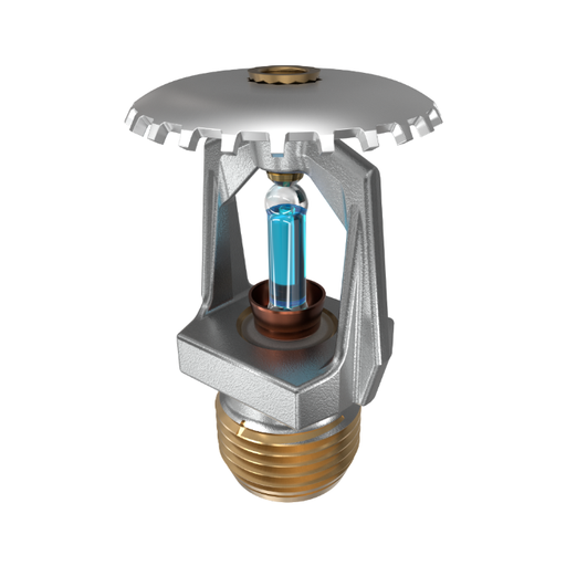 Viking® VK124, Micromatic® HP High Pressure 250 PSI, 5.6K, Standard, Upright, SR, 1/2" NPT, Chrome, 286 Degree 09993FG Fire Sprinkler Head