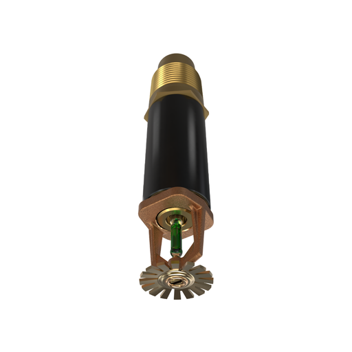 Viking® VK150, Standard, Dry Sprinkler, 5.6K, Pendent, SR, 1” NPT, Plain Barrel, Brass, 200 Degree, 12" Length, 07852UAE12 Fire Sprinkler Head