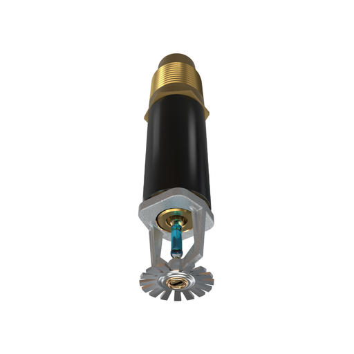 Viking® VK150, Standard, Dry Sprinkler, 5.6K, Pendent, SR, 1” NPT, Plain Barrel, Chrome, 286 Degree, 12" Length, 07852UFG12 Fire Sprinkler Head