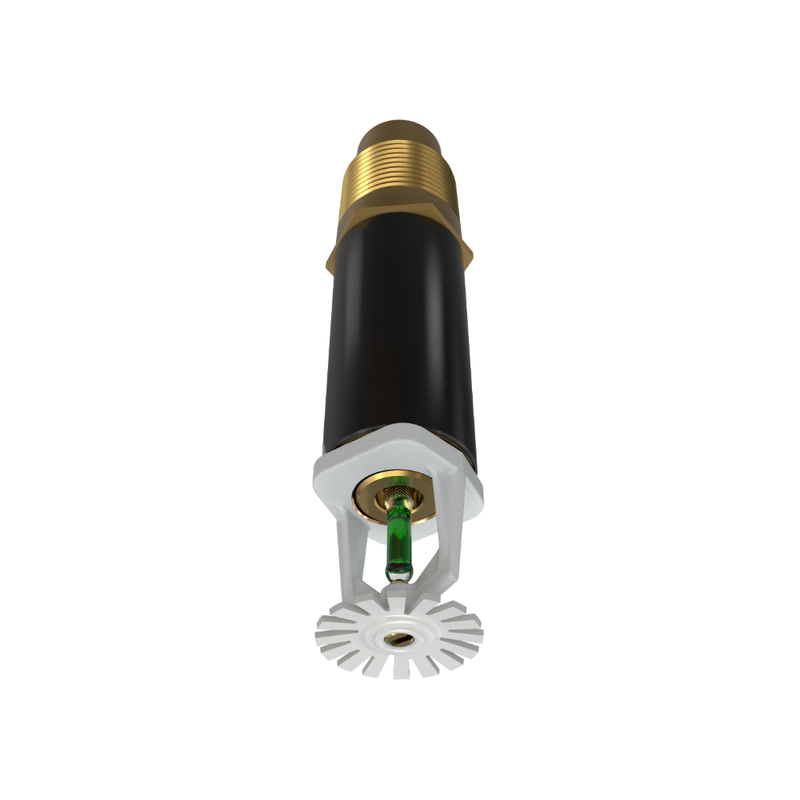 Viking® VK150, Standard, Dry Sprinkler, 5.6K, Pendent, SR, 1” NPT, Plain Barrel, White, 200 Degree, 18" Length, 07852UME/W18 Fire Sprinkler Head