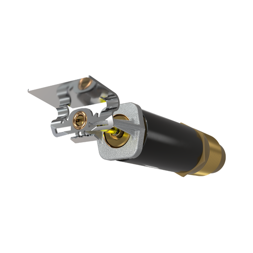 Viking® VK152, Standard, Dry Sprinkler, 5.6K, Horizontal Sidewall, SR, 1” NPT, Plain Barrel, Chrome, 175 Degree, 12” Length, 07858UFD12 Fire Sprinkler Head