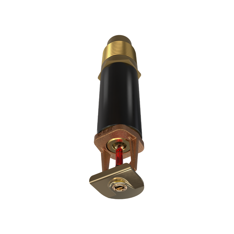 Viking® VK153, Standard, Dry Sprinkler, 5.6K, Vertical Sidewall, SR, 1” NPT, Plain Barrel, Brass, 155 Degree, 24” Length, 09125UAB24 Fire Sprinkler Head - WeSupplyIt.com