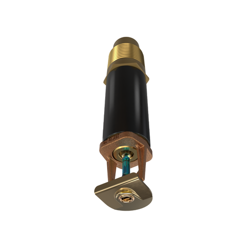 Viking® VK153, Standard, Dry Sprinkler, 5.6K, Vertical Sidewall, SR, 1” NPT, Plain Barrel, Brass, 286 Degree, 6” Length, 09125UAG06 Fire Sprinkler Head