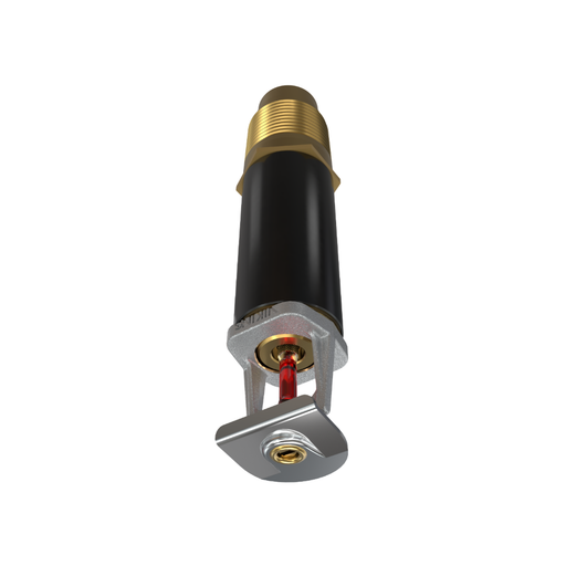 Viking® VK153, Standard, Dry Sprinkler, 5.6K, Vertical Sidewall, SR, 1” NPT, Plain Barrel, Chrome, 155 Degree, 18” Length, 09125UFB18 Fire Sprinkler Head