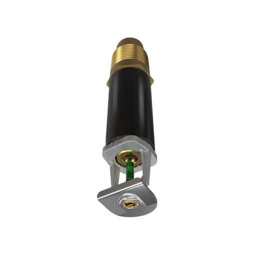 Viking® VK153, Standard, Dry Sprinkler, 5.6K, Vertical Sidewall, SR, 1” NPT, Plain Barrel, Chrome, 200 Degree, 12” Length, 09125UFE12 Fire Sprinkler Head