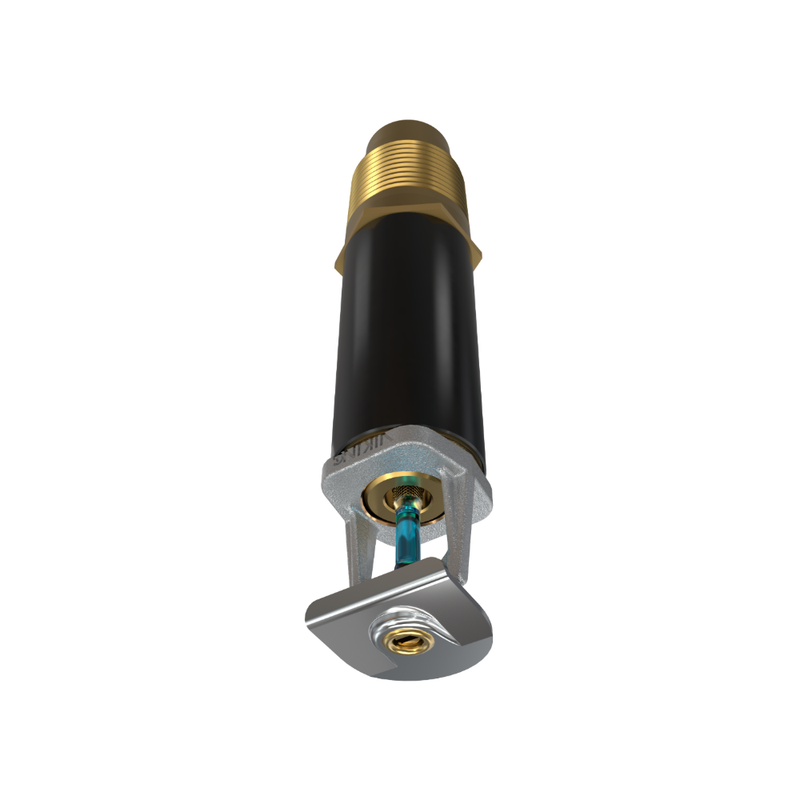 Viking® VK153, Standard, Dry Sprinkler, 5.6K, Vertical Sidewall, SR, 1” NPT, Plain Barrel, Chrome, 286 Degree, 24” Length, 09125UFG24 Fire Sprinkler Head