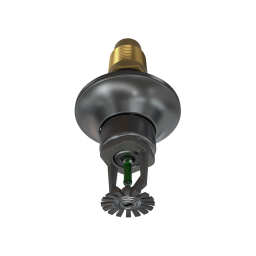 Viking® VK154, Standard, Dry Sprinkler, 5.6K, Pendent, SR, 1” NPT, Standard Adjustable, Nickel PTFE (ENT), 200 Degree, 12” Length,  07740UJNE12 Fire Sprinkler Head