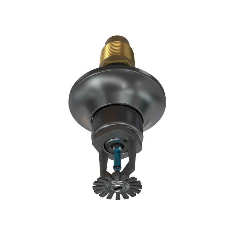 Viking® VK154, Standard, Dry Sprinkler, 5.6K, Pendent, SR, 1” NPT, Standard Adjustable, Nickel PTFE (ENT), 286 Degree, 12” Length, 07740UJNG12 Fire Sprinkler Head