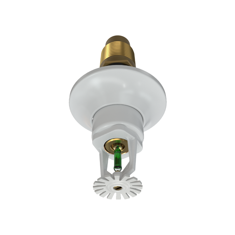 Viking® VK154, Standard, Dry Sprinkler, 5.6K, Pendent, SR, 1” NPT, Standard Adjustable, White, 200 Degree, 24” Length, 07740UME/W24 Fire Sprinkler Head