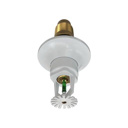 Viking® VK154, Standard, Dry Sprinkler, 5.6K, Pendent, SR, 1” NPT, Standard Adjustable, White, 200 Degree, 12” Length, 07740UME/W12 Fire Sprinkler Head