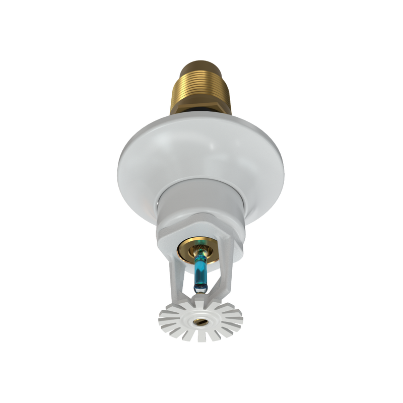 Viking® VK154, Standard, Dry Sprinkler, 5.6K, Pendent, SR, 1” NPT, Standard Adjustable, White, 286 Degree, 18” Length, 07740UMG/W18 Fire Sprinkler Head