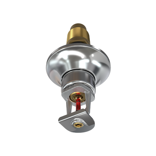 Viking® VK157, Standard, Dry Sprinkler, 5.6K, Vertical Sidewall, SR, 1” NPT, Standard Adjustable, Chrome, 155 Degree, 6” Length, 09123UFB06 Fire Sprinkler Head