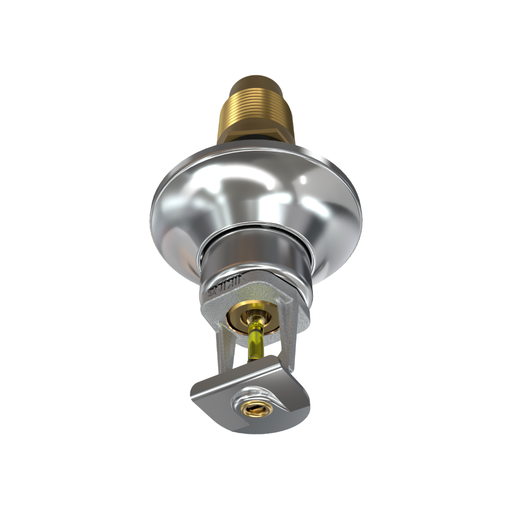 Viking® VK157, Standard, Dry Sprinkler, 5.6K, Vertical Sidewall, SR, 1” NPT, Standard Adjustable, Chrome, 175 Degree, 6” Length, 09123UFD06 Fire Sprinkler Head