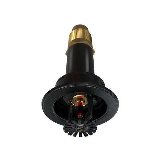 Viking® VK158, Standard, Dry Sprinkler, 5.6K, Pendent, SR, 1” NPT, Recessed Adjustable, Black, 155 Degree, 12” Length, 06530UMB/B12 Fire Sprinkler Head