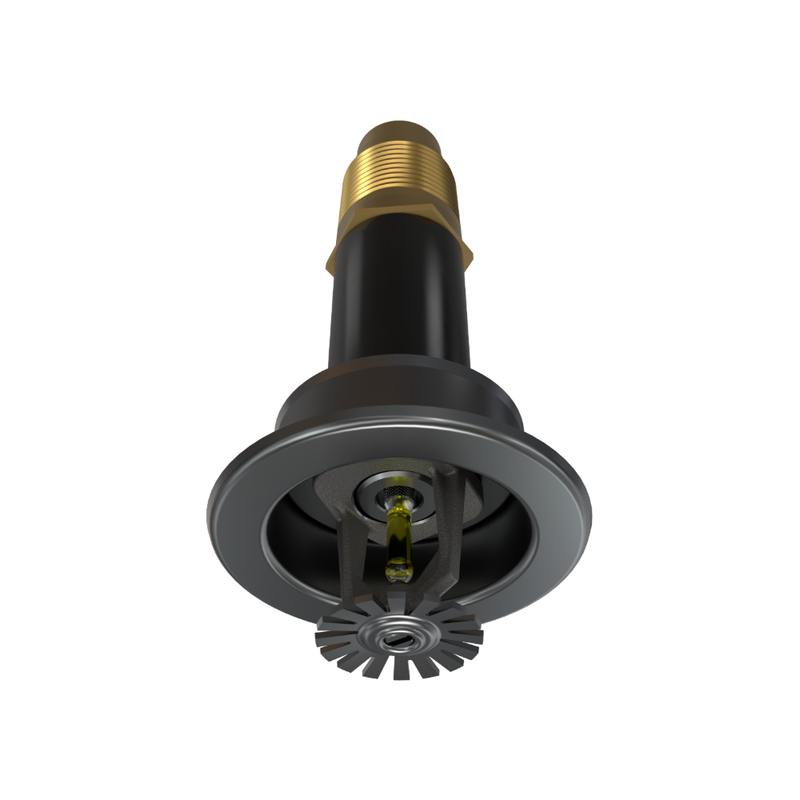 Viking® VK158, Standard, Dry Sprinkler, 5.6K, Pendent, SR, 1” NPT, Recessed Adjustable, Nickel PTFE (ENT), 175 Degree, 18” Length, 06530UJND18 Fire Sprinkler Head