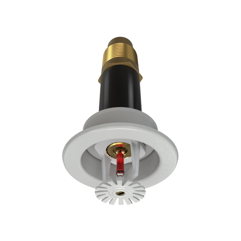 Viking® VK158, Standard, Dry Sprinkler, 5.6K, Pendent, SR, 1” NPT, Recessed Adjustable, White, 155 Degree, 24” Length, 06530UMB/W24 Fire Sprinkler Head - WeSupplyIt.com