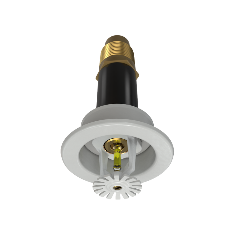 Viking® VK158, Standard, Dry Sprinkler, 5.6K, Pendent, SR, 1” NPT, Recessed Adjustable, White, 175 Degree, 6” Length, 06530UMD/W06 Fire Sprinkler Head