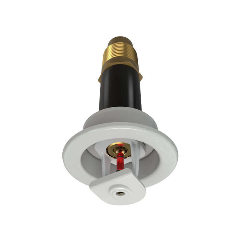 Viking® VK161, Standard, Dry Sprinkler, 5.6K, Vertical Sidewall, SR, 1” NPT, Recessed Adjustable, White, 155 Degree, 18” Length, 09124UMB/W18 Fire Sprinkler Head - WeSupplyIt.com
