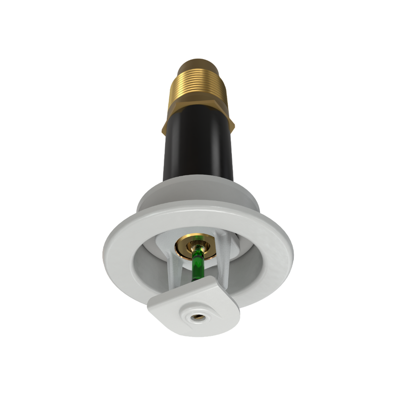 Viking® VK161, Standard, Dry Sprinkler, 5.6K, Vertical Sidewall, SR, 1” NPT, Recessed Adjustable, White, 200 Degree, 18” Length, 09124UME/W18 Fire Sprinkler Head