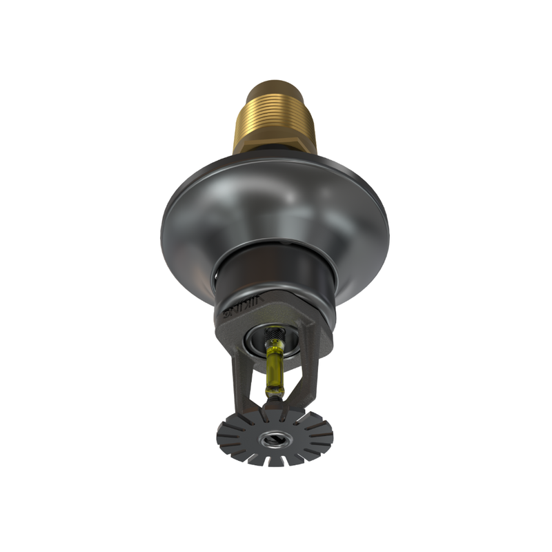 Viking® VK163, Standard, Dry Sprinkler, 8.0K, Pendent, SR, 1” NPT, Standard Adjustable, Nickel PTFE (ENT), 175 Degree, 12” Length, 12810UJND12 Fire Sprinkler Head - WeSupplyIt.com