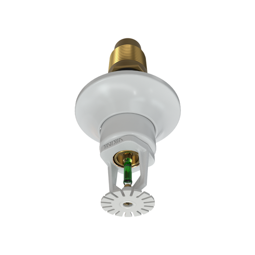 Viking® VK163, Standard, Dry Sprinkler, 8.0K, Pendent, SR, 1” NPT, Standard Adjustable, White, 200 Degree, 6” Length, 12810UME/W06 Fire Sprinkler Head