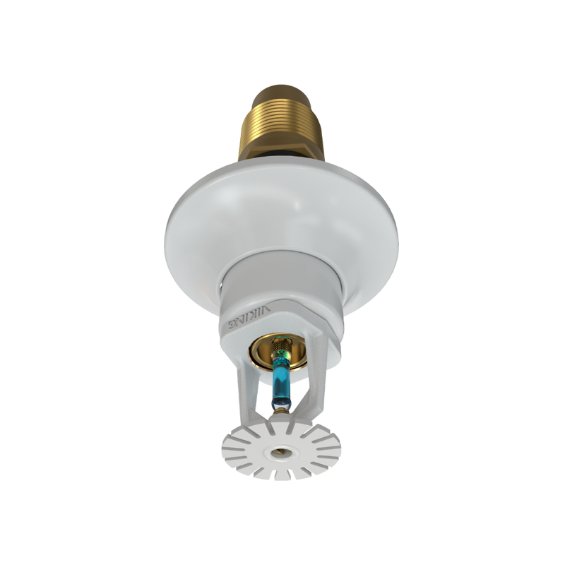 Viking® VK163, Standard, Dry Sprinkler, 8.0K, Pendent, SR, 1” NPT, Standard Adjustable, White, 286 Degree, 6” Length, 12810UMG/W06 Fire Sprinkler Head