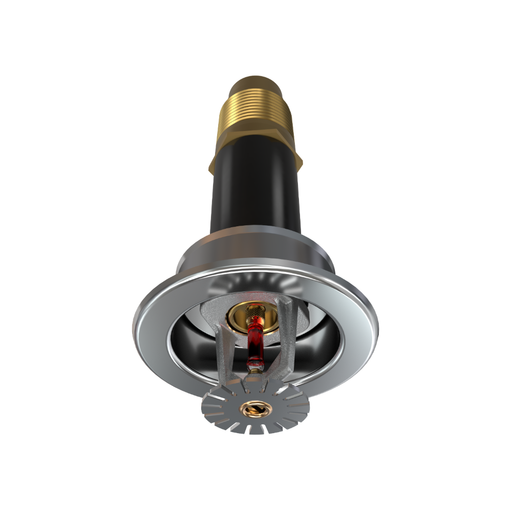 Viking® VK164, Standard, Dry Sprinkler, 8.0K, Pendent, SR, 1” NPT, Recessed Adjustable, Chrome, 155 Degree, 18” Length, 12811UFB18 Fire Sprinkler Head