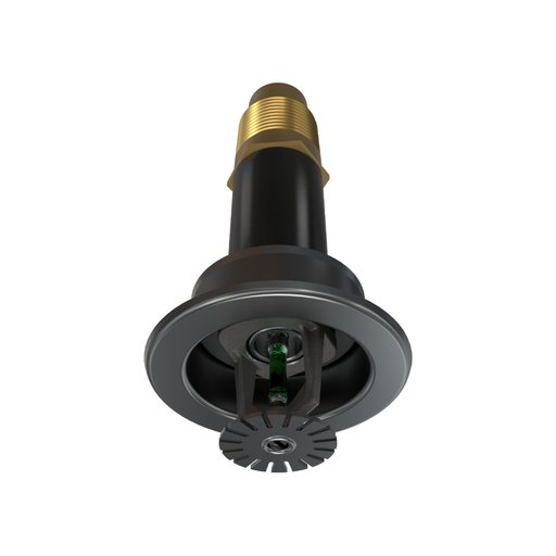 Viking® VK164, Standard, Dry Sprinkler, 8.0K, Pendent, SR, 1” NPT, Recessed Adjustable, Nickel PTFE (ENT), 200 Degree, 12” Length, 12811UJNE12 Fire Sprinkler Head