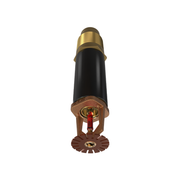Viking® VK166, Standard, Dry Sprinkler, 8.0K, Pendent, SR, 1” NPT, Plain Barrel, Brass, 155 Degree, 6” Length, 12741UAB06 Fire Sprinkler Head