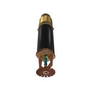 Viking® VK166, Standard, Dry Sprinkler, 8.0K, Pendent, SR, 1” NPT, Plain Barrel, Brass, 286 Degree, 24” Length, 12741UAG24 Fire Sprinkler Head