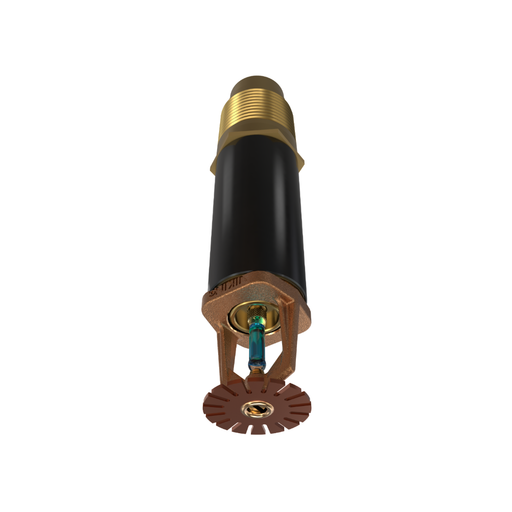 Viking® VK166, Standard, Dry Sprinkler, 8.0K, Pendent, SR, 1” NPT, Plain Barrel, Brass, 286 Degree, 12” Length, 12741UAG12 Fire Sprinkler Head