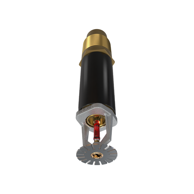 Viking® VK166, Standard, Dry Sprinkler, 8.0K, Pendent, SR, 1” NPT, Plain Barrel, Chrome, 155 Degree, 12” Length, 12741UFB12 Fire Sprinkler Head